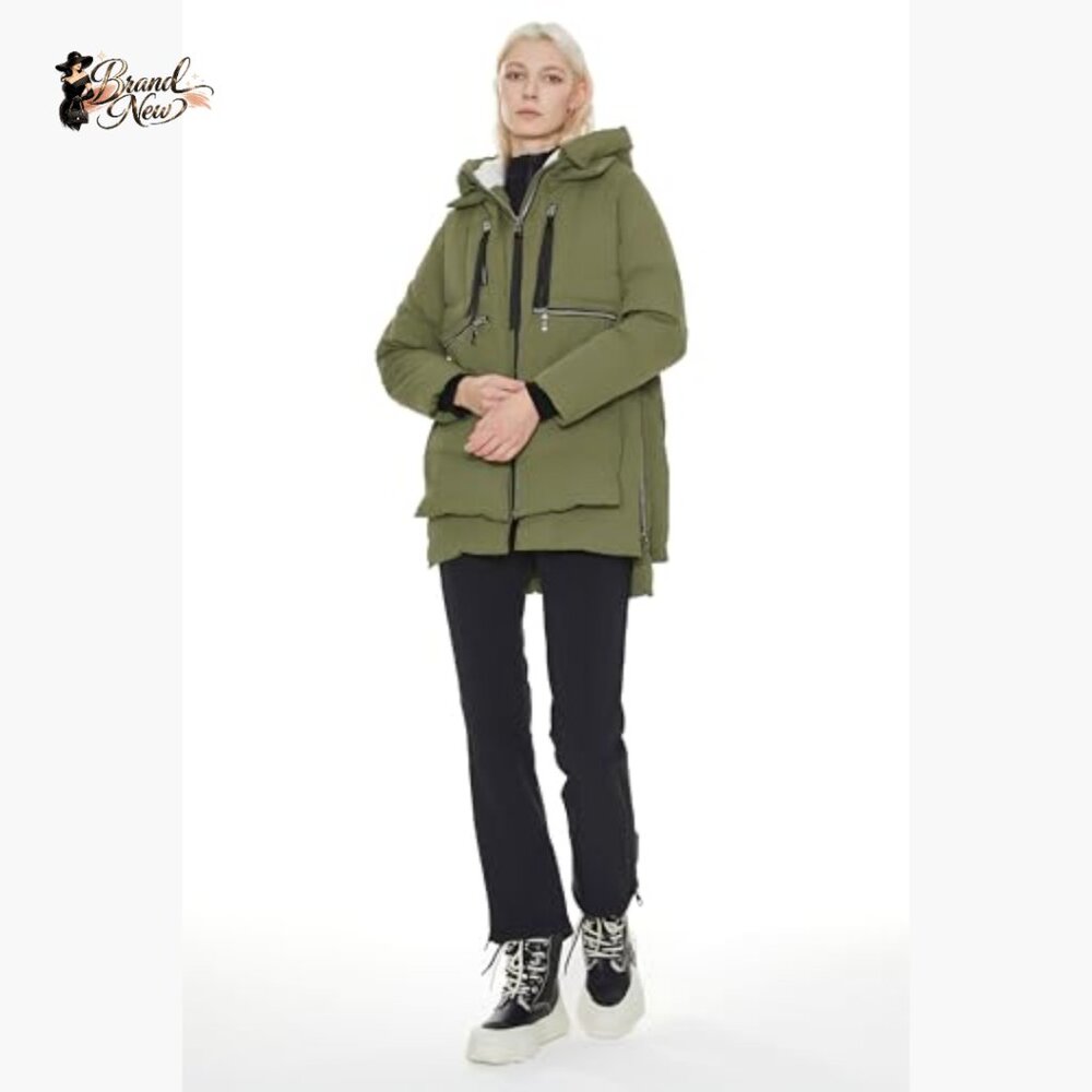 Thickened Down Jacket, Polyester, Windproof, Flee… - image 5